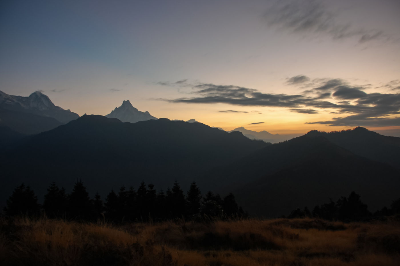 プーンヒル 夜明けの空