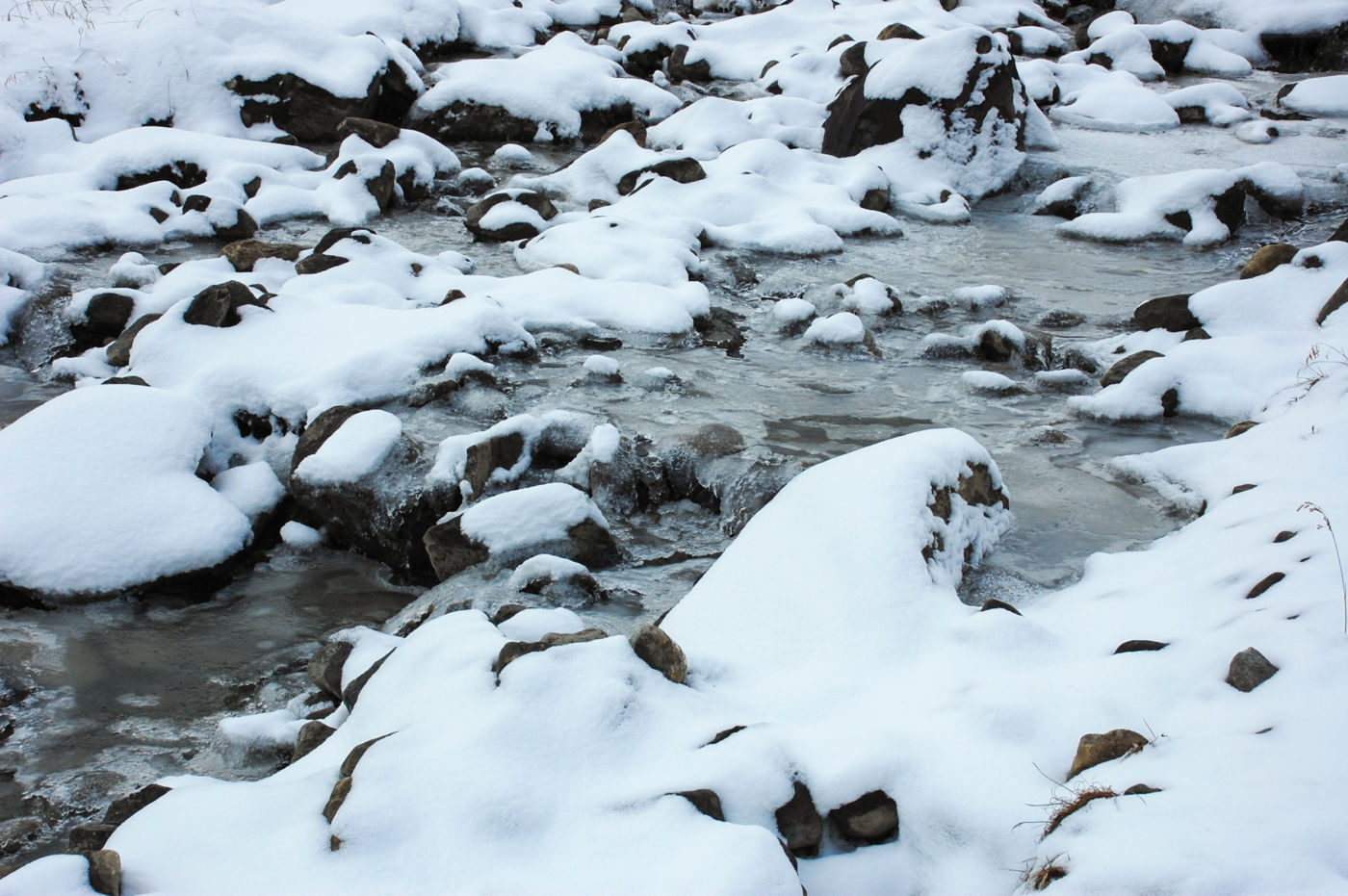 アンナプルナの雪解け水