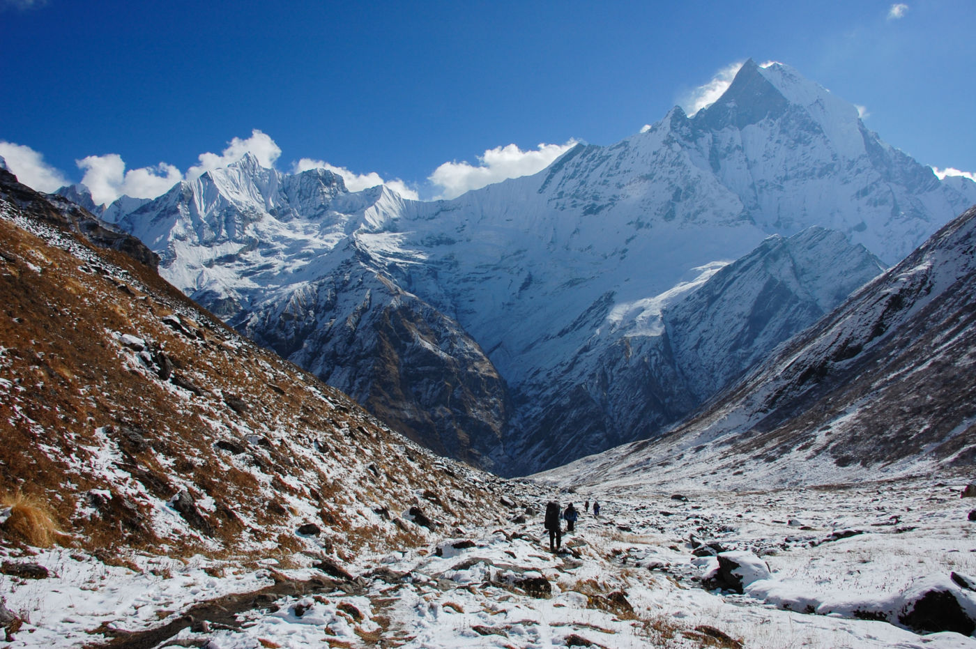 マチャプチャレとトレッキングの下り道